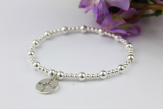 etsy compass bracelet