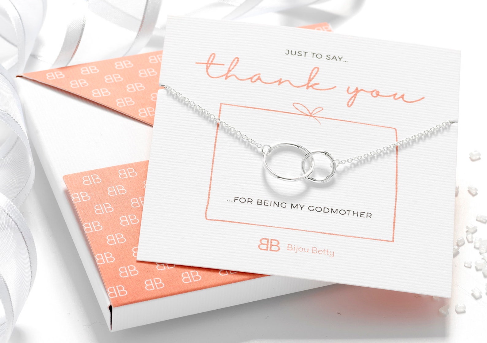 Thank You Godmother Gift Godmother Gift Necklace Godmother - Etsy UK