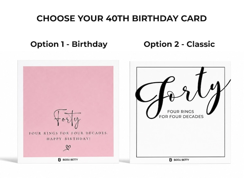 Choice of card