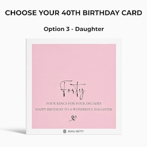 Choice of card