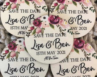 Save The Date Magnet Etsy