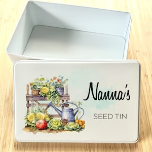 Personalised Seed Tin | Mothers Day Gift