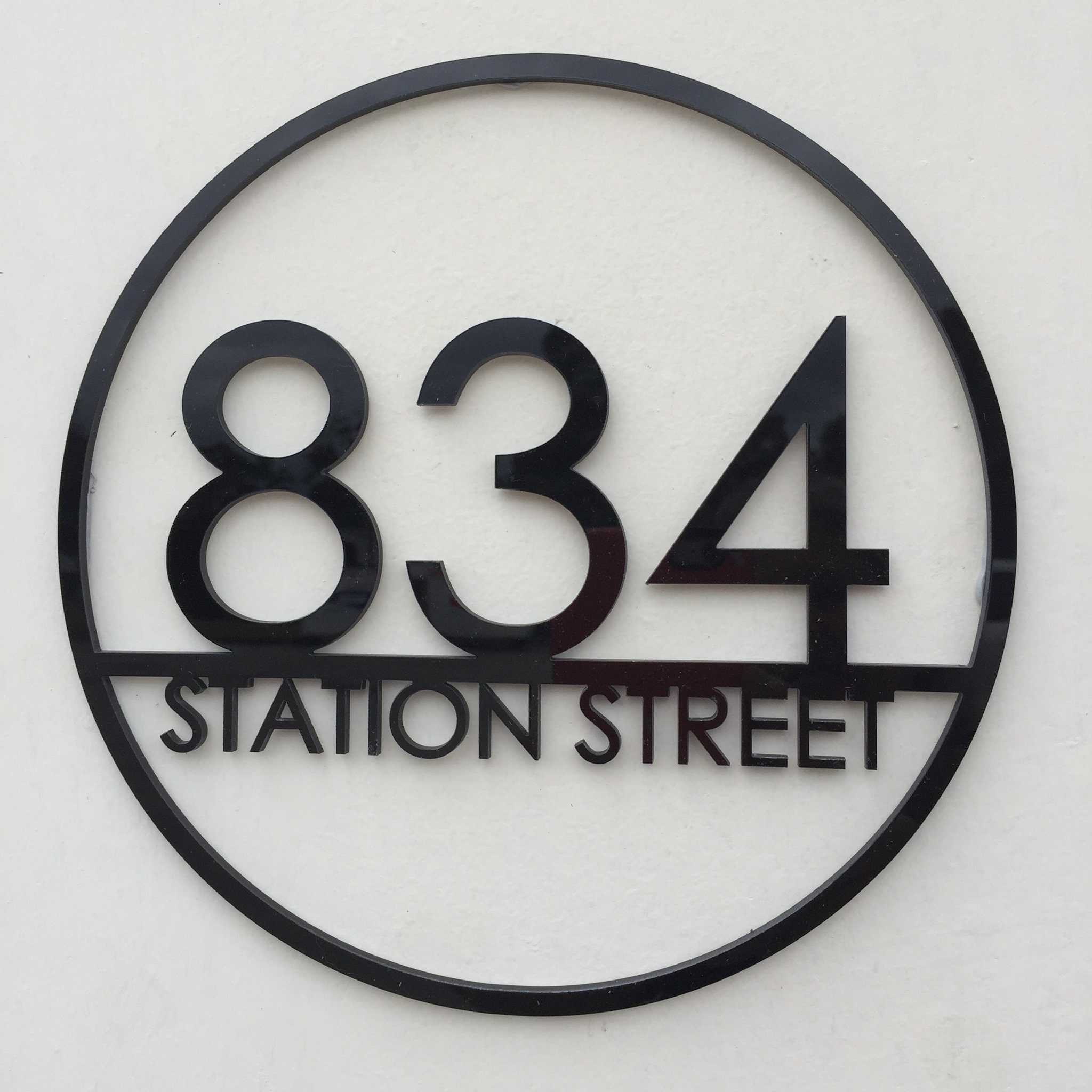 Round House Number Sign Street Address Sign Letterbox Sign Etsy Australia