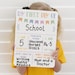 First Day of School Reusable Board, Back To School Photo Prop 