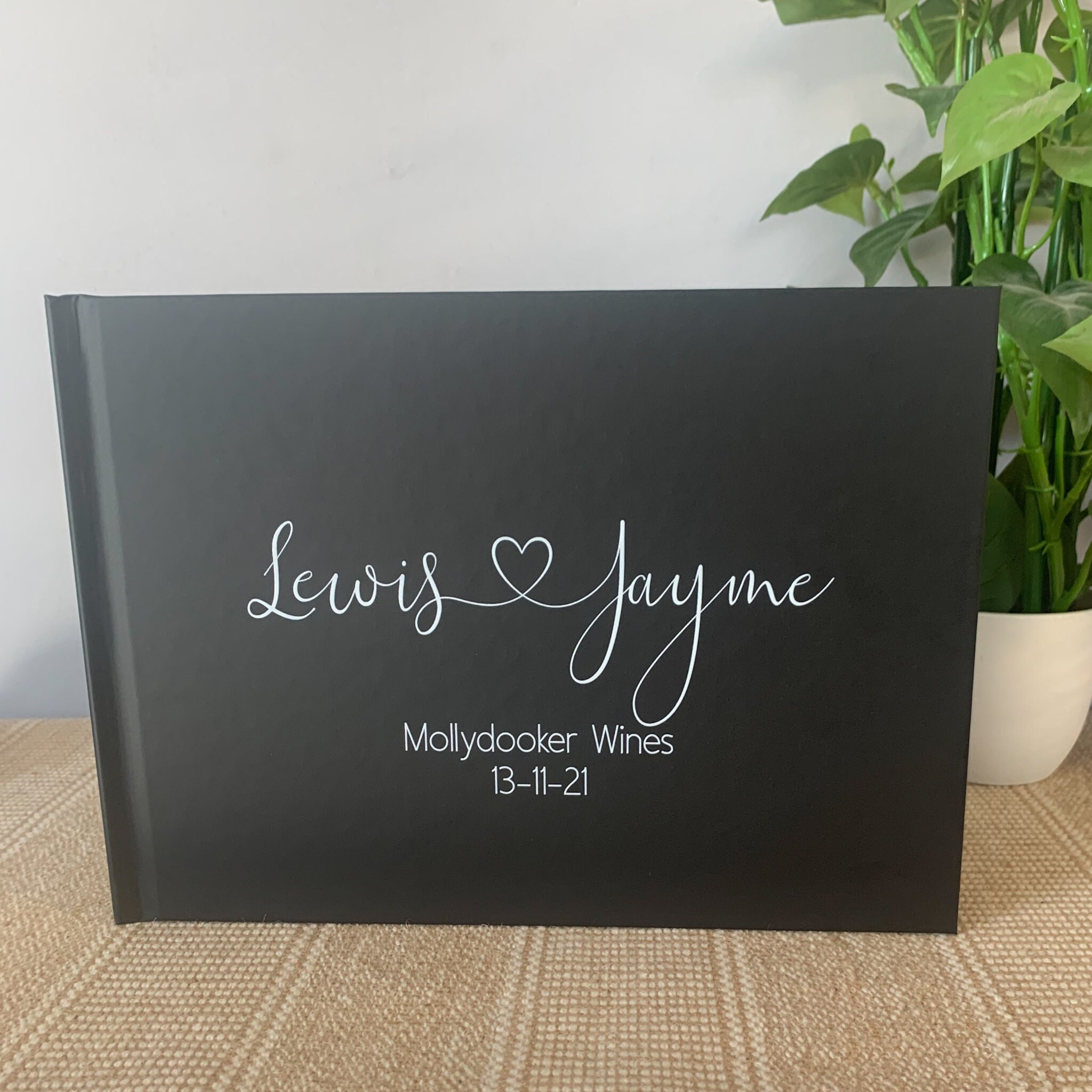 Wedding Guest Book Custom Photo Wedding Sign in Book Custom Etsy