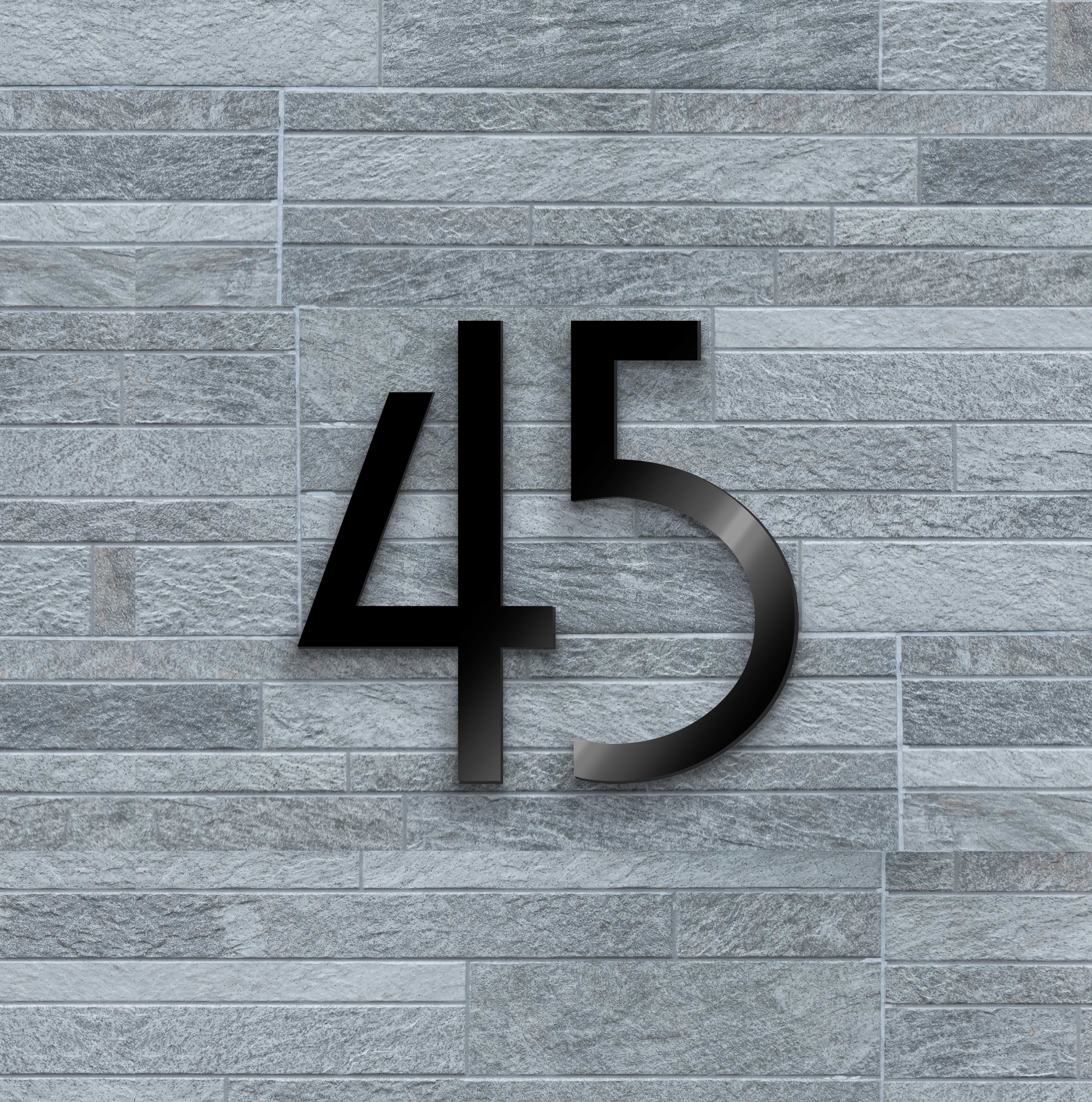Double Digit House Number, Street Address Sign, Letterbox Sign, Custom ...