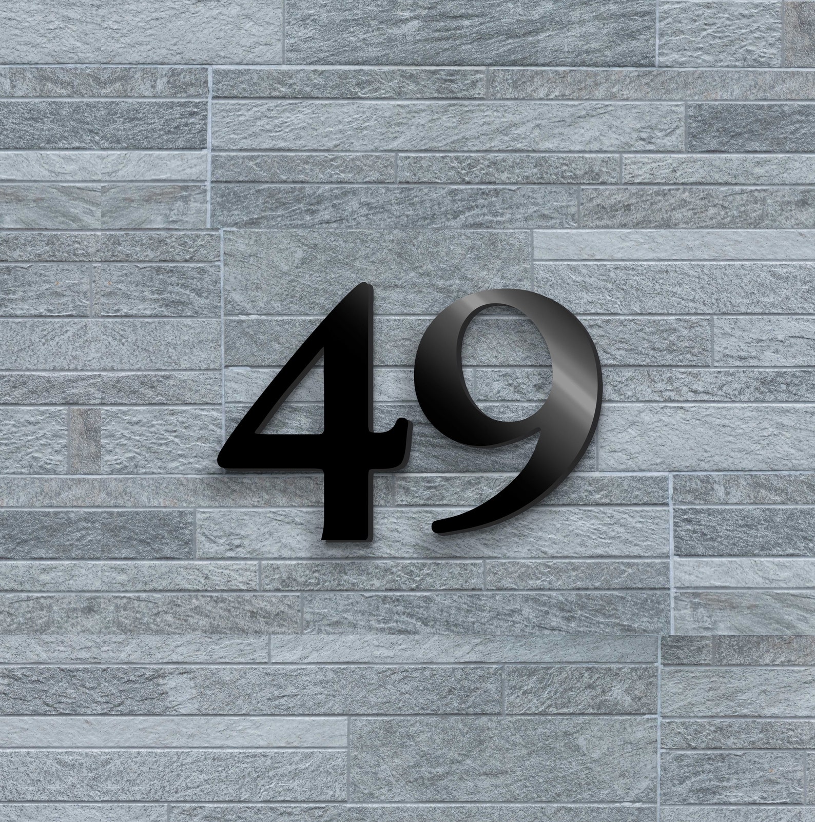 Double Digit House Number, Street Address Sign, Letterbox Sign, Custom ...