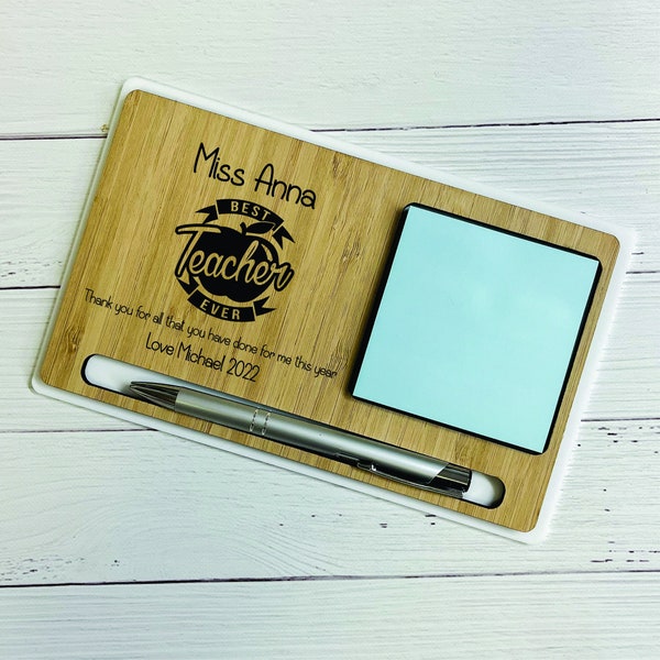 Teacher Desk Mate Graphic, Personalised Teacher Gift