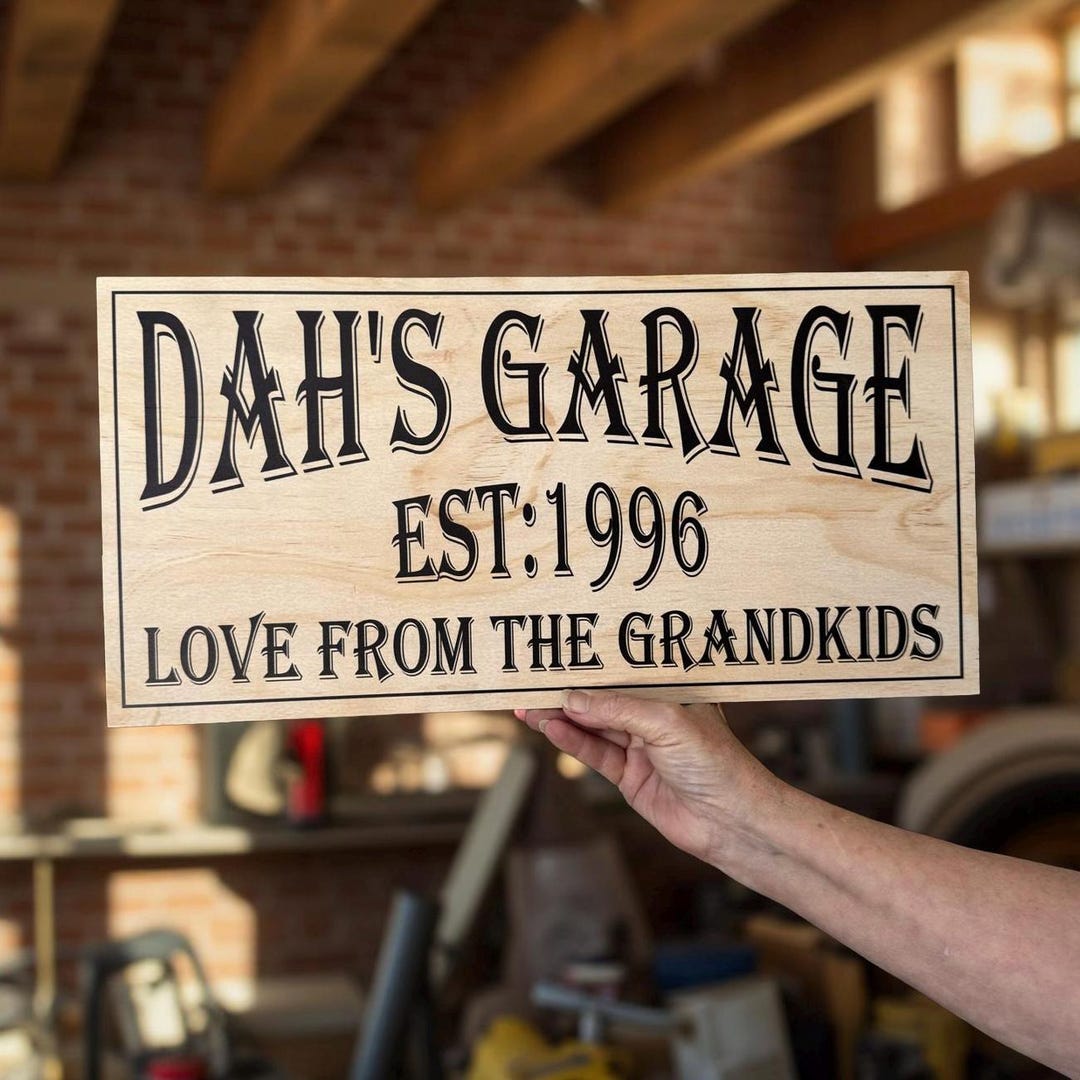 Personalised Garage Sign, Custom Garage Door Signs - Etsy Australia