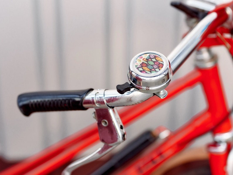 Pretty bike bell unique bicycle bell cool bell patterns Etsy