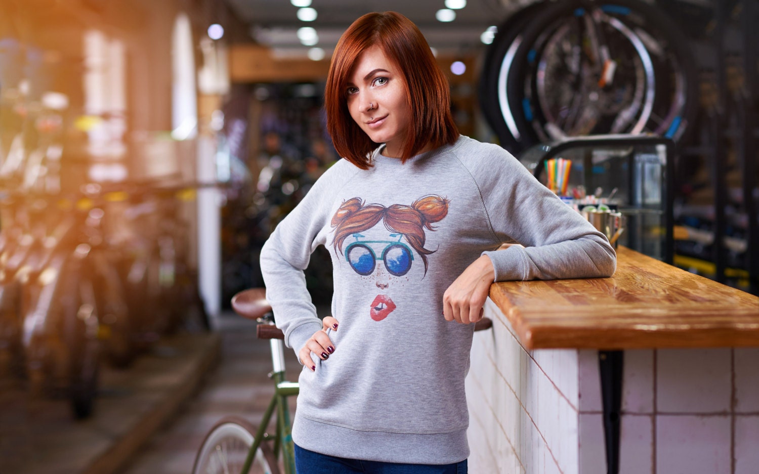 bicycle sweatshirt