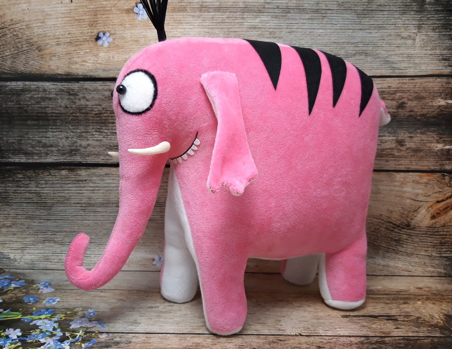 Plush stuffed toy elephant soft toy pink elephant plush Etsy