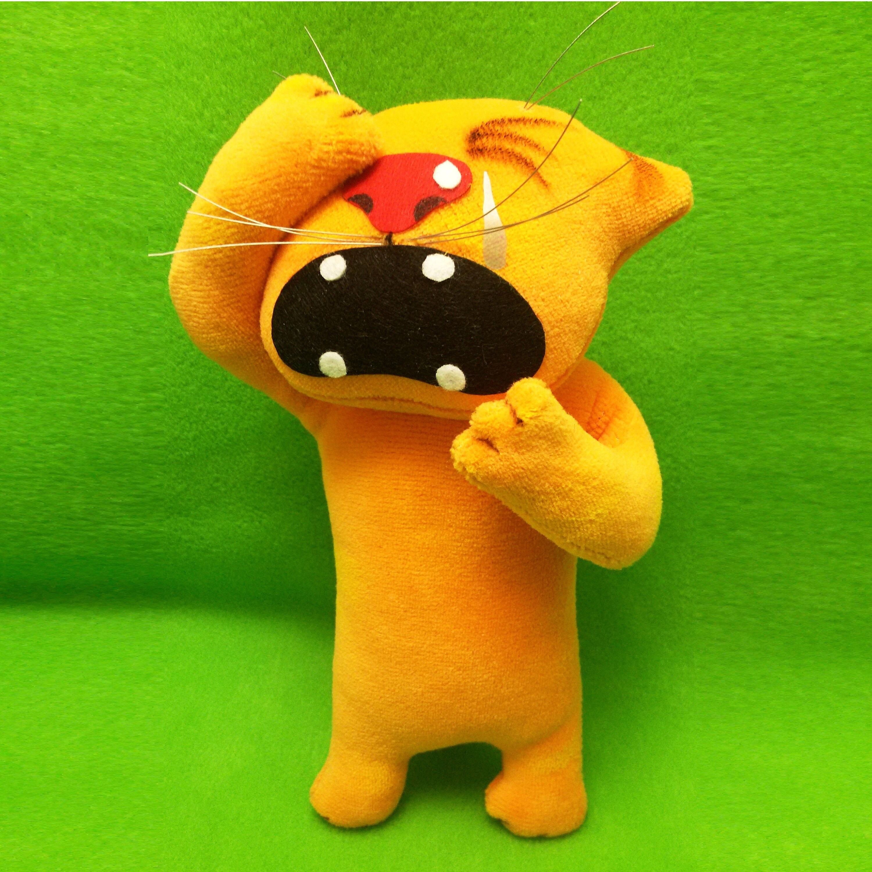 crying cat plush