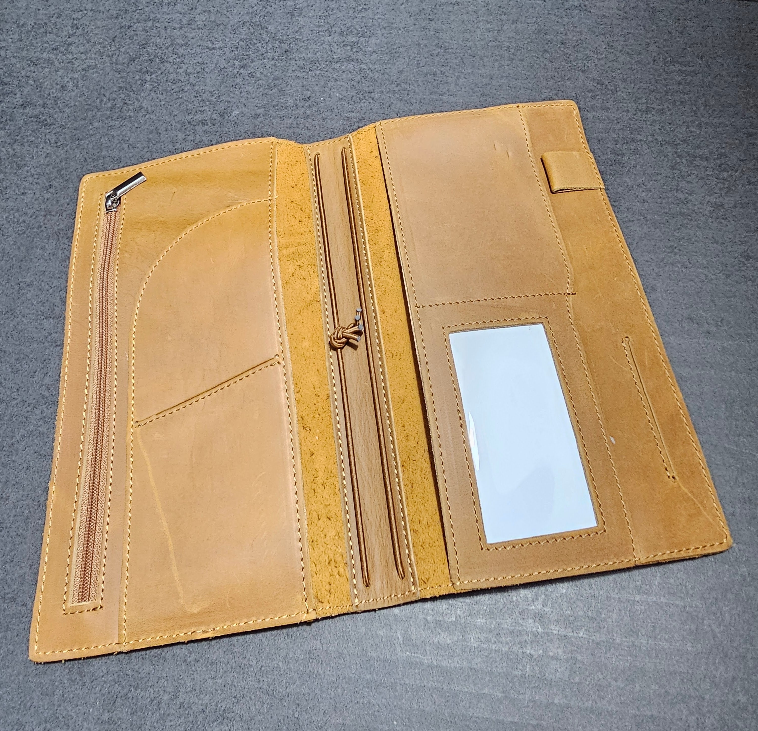 Travel Organizer / Hobonichi Cousin Cover / Travel Wallet / 8 Pocket O –  Luscious Leather NYC