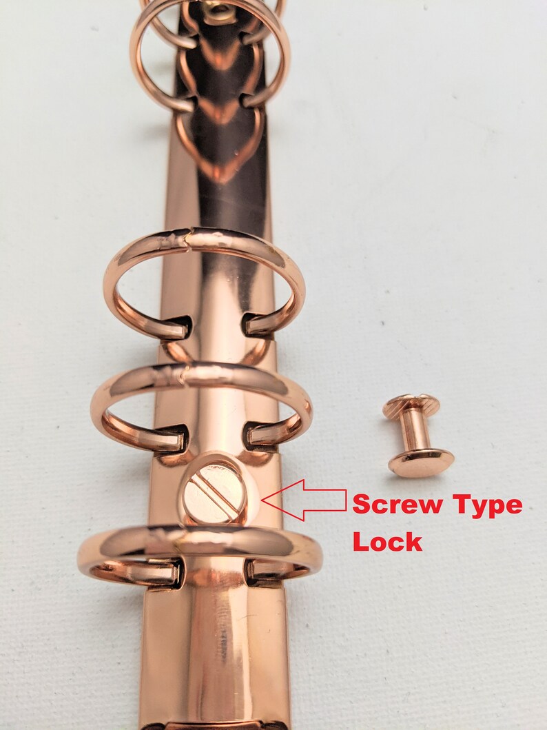 Personal Size medium 6 Ring Binder Mechanism Replacement Kit Etsy