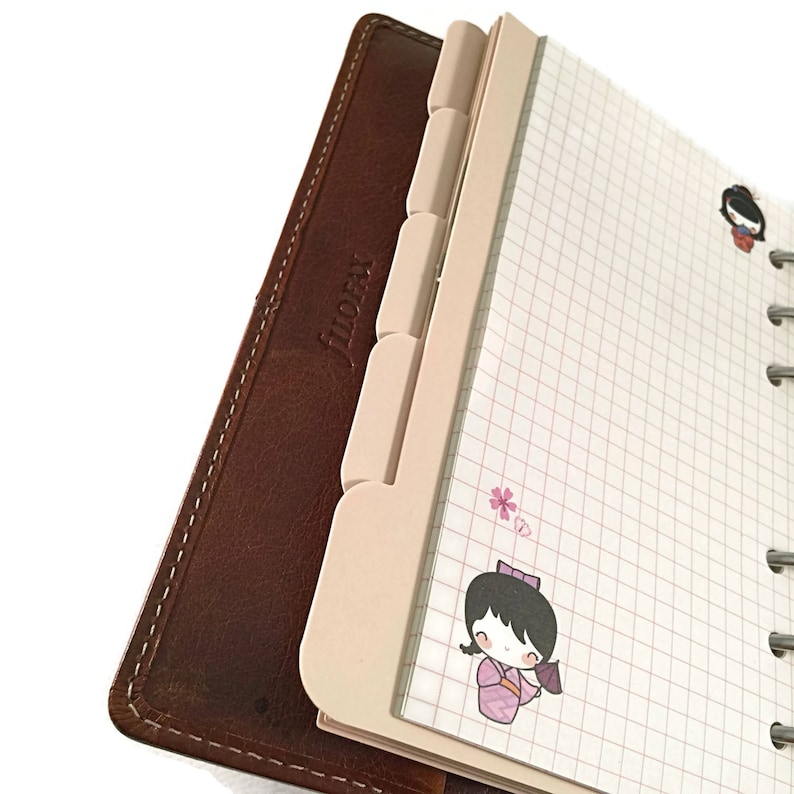 Japanese Design Dividers A6 PERSONAL SIZE Planner Dividers Etsy