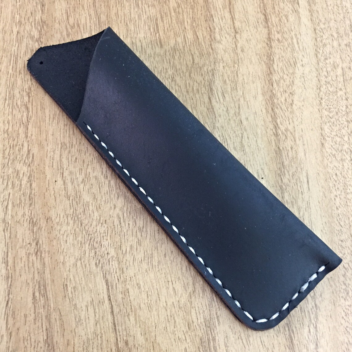 Leather Pen Pencil Holder Case for Travelers Notebook Planner Etsy