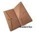 Kraft File Folder with Envelope Insert for Traveler's Notebook Standard Size Credit Card Holder Midori Accessories 