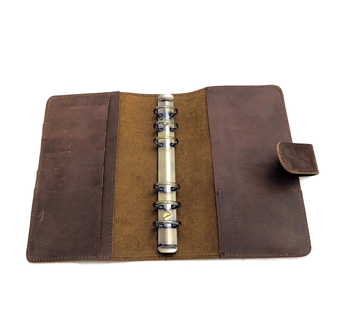 Personal Size 6 Ring Planner Handmade with 100 Genuine Etsy