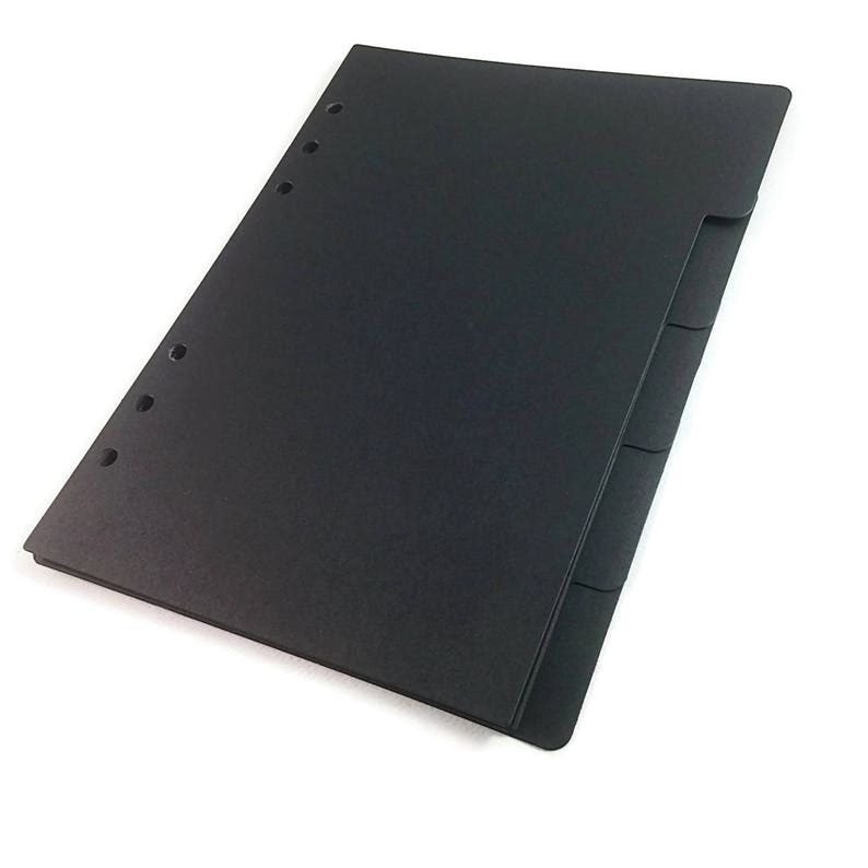 A5 Dividers With Tabs Cardstock Planner Dividers Dashboard Etsy