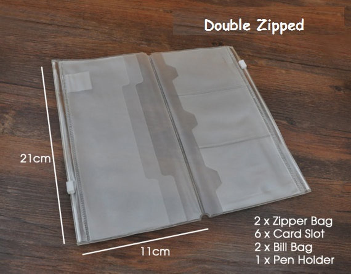 Standard Size Credit Card Holder Insert for Traveler's Etsy