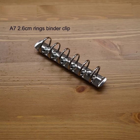 SUPERFINDINGS 4Pcs 6-Ring Binder Mechanisms Replacement Kit A5 Binder  Locking Mechanism Metal Clip Ring Binder with Screws Nuts Inner Diameter:  25mm - Yahoo Shopping