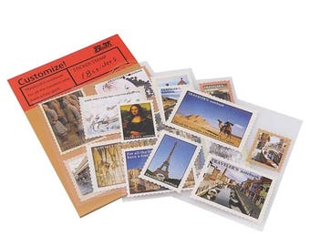 autocollants de timbre vintage Camel