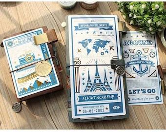 Cuaderno de viaje Hobonichi, base para tablero de mandos, pasaporte, tamaño estándar personal