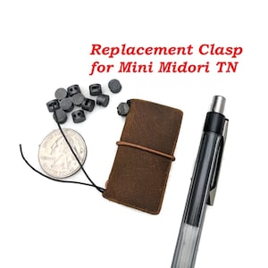 3 Pc/Set Mini Midori Metal Clasp Crimp Fastener Replacement for Midori Travelers Notebook Repairt Kit
