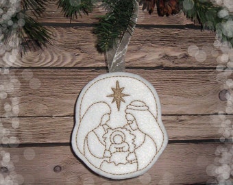Felt Nativity Ornament