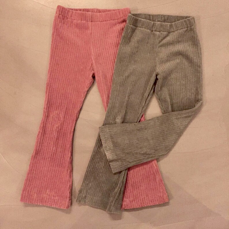 ribbed flare leggings