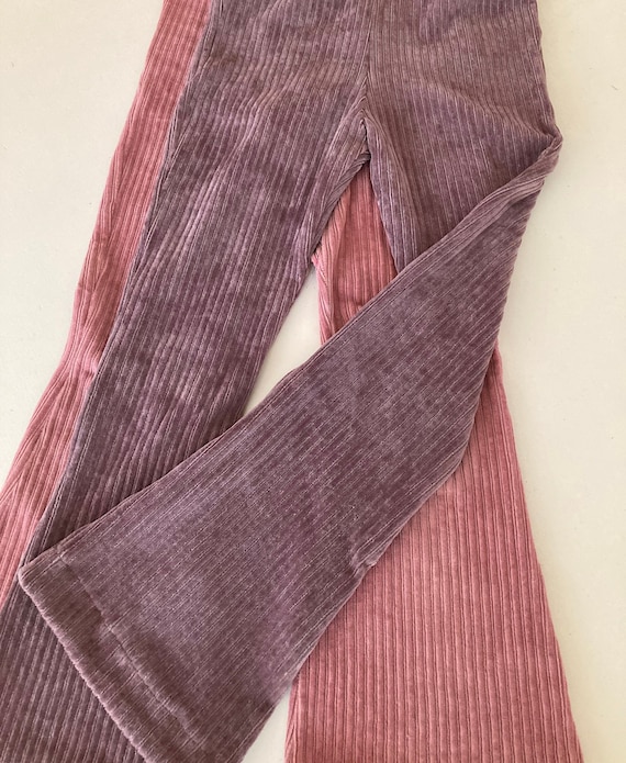 Velvet rib sale flare pants
