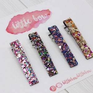 Conjunto de clipes brilhantes | Grampos de cabelo de Natal | Grampos de cabelo outono | Grampos de cabelo para festa