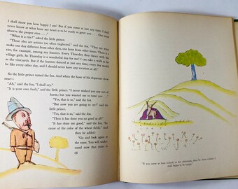 The Little Prince FIRST EDITION Third Printing Vintage Book Circa
