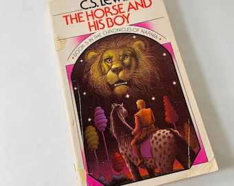 Horse and His Boy vinage paperback book by CS Lewis circa 1970 part of Chronicles of Narnia Series Lion the Witch and the Wardrobe