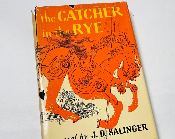 The Catcher in the Rye by J.D. Salinger HCDJ - Etsy