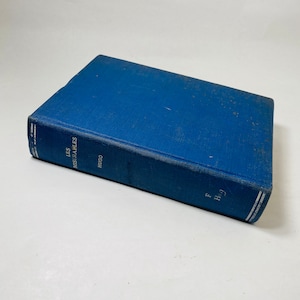 1920 Les Miserables by Victor Hugo Vintage book EARLY American PRINTING bookshelf decor Illustrated by Mead Schaeffer Former Library book