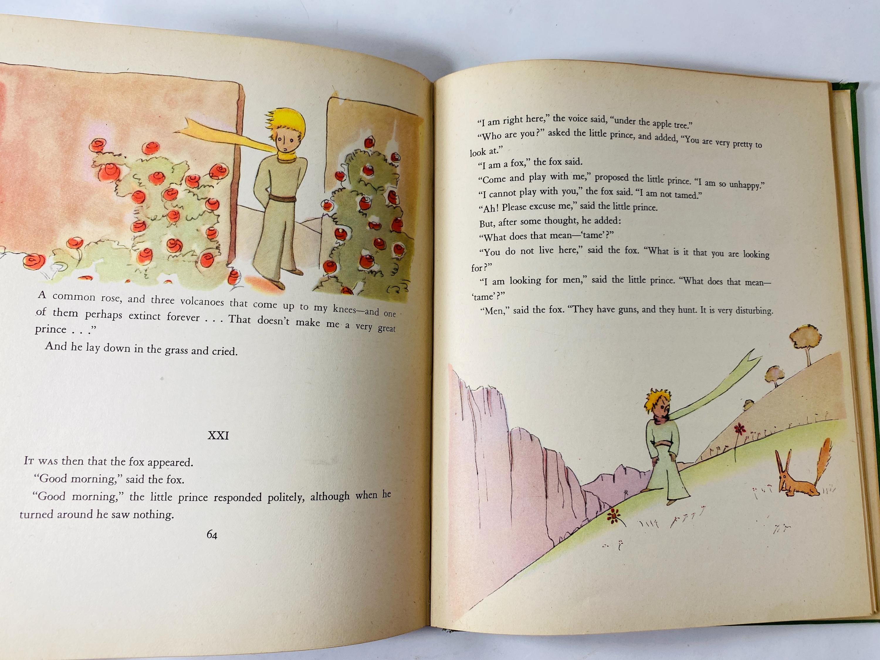 The Little Prince FIRST EDITION Third Printing Vintage Book Circa