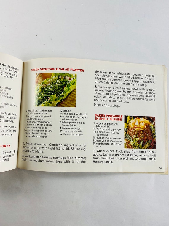 1969 Bacardi Party Book Vintage Home Bartender Booklet Rare Etsy 日本