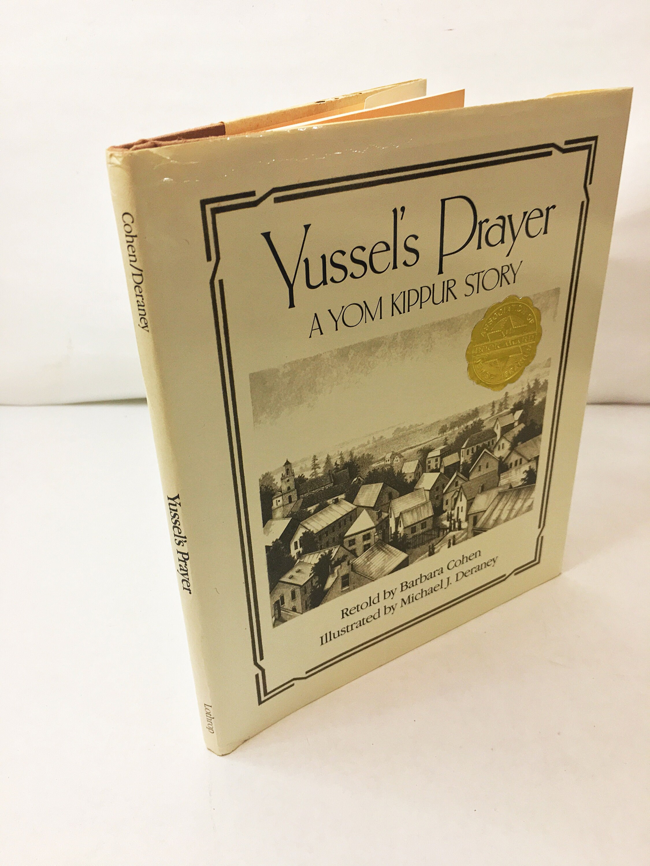 Yussels Prayer A Yom Kippur Story Vintage Book Circa 1981 By Barbara Cohen Jewish High Holy Day Literature Rabbinic Tale Of An Orphan - 