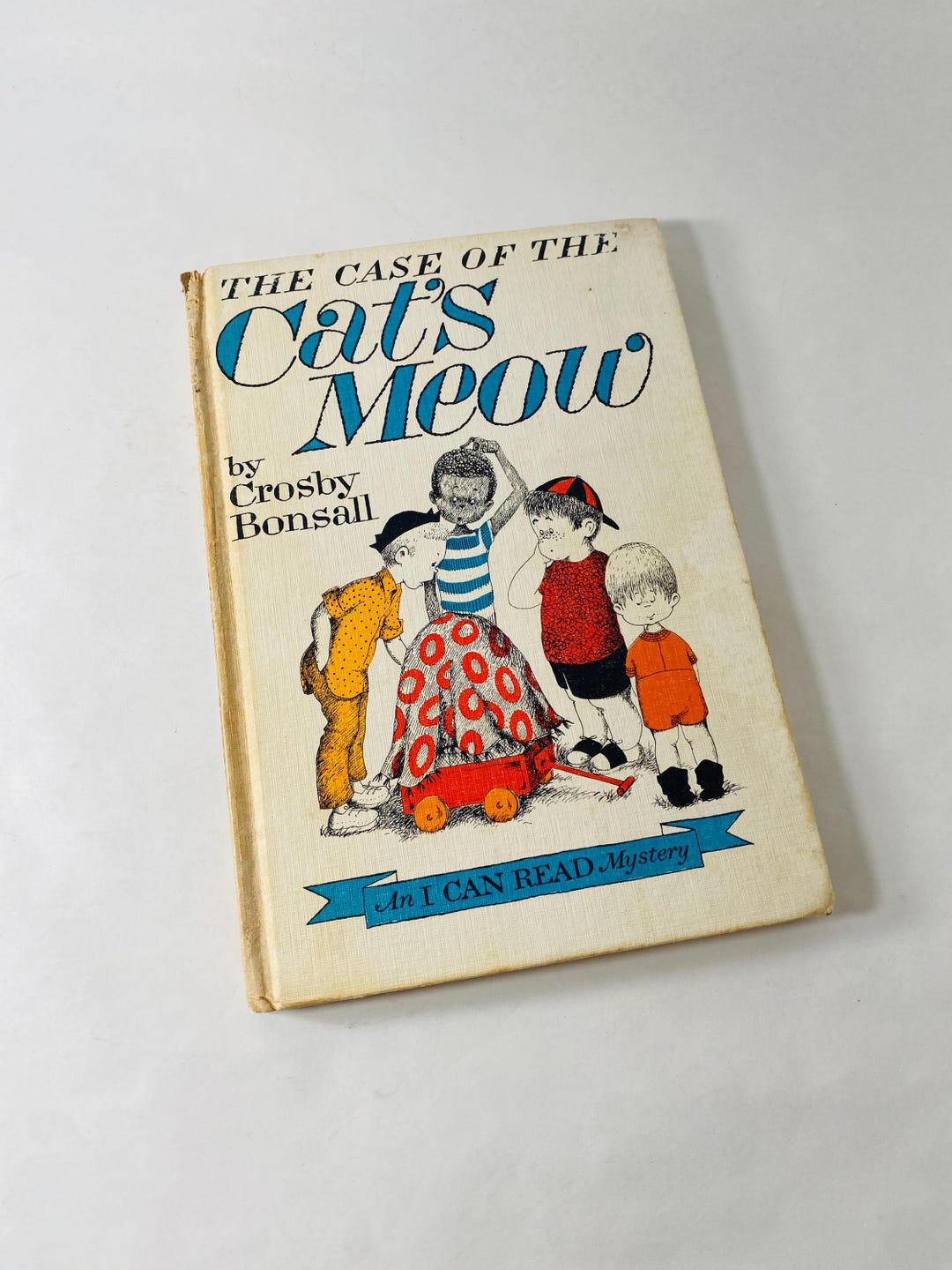 1965 Case of the Cat's Meow Vintage I CAN READ Mystery Book by Crosby ...