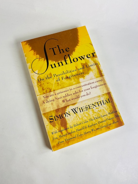 Simon Wiesenthal the Sunflower Vintage Paperback Book Dying Etsy