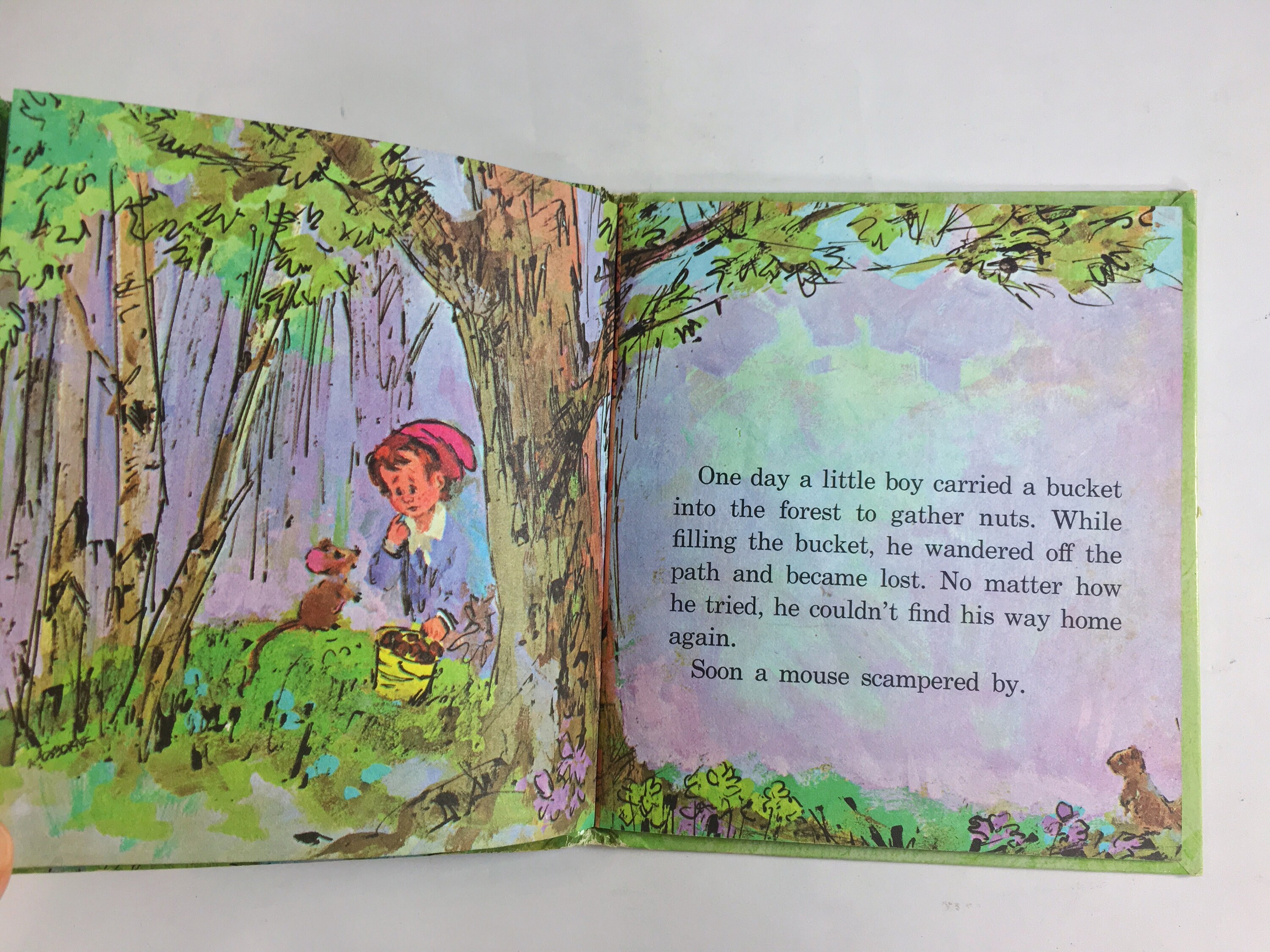 Little Boy in the Forest by David Harrison. Vintage Whitman Tell-a