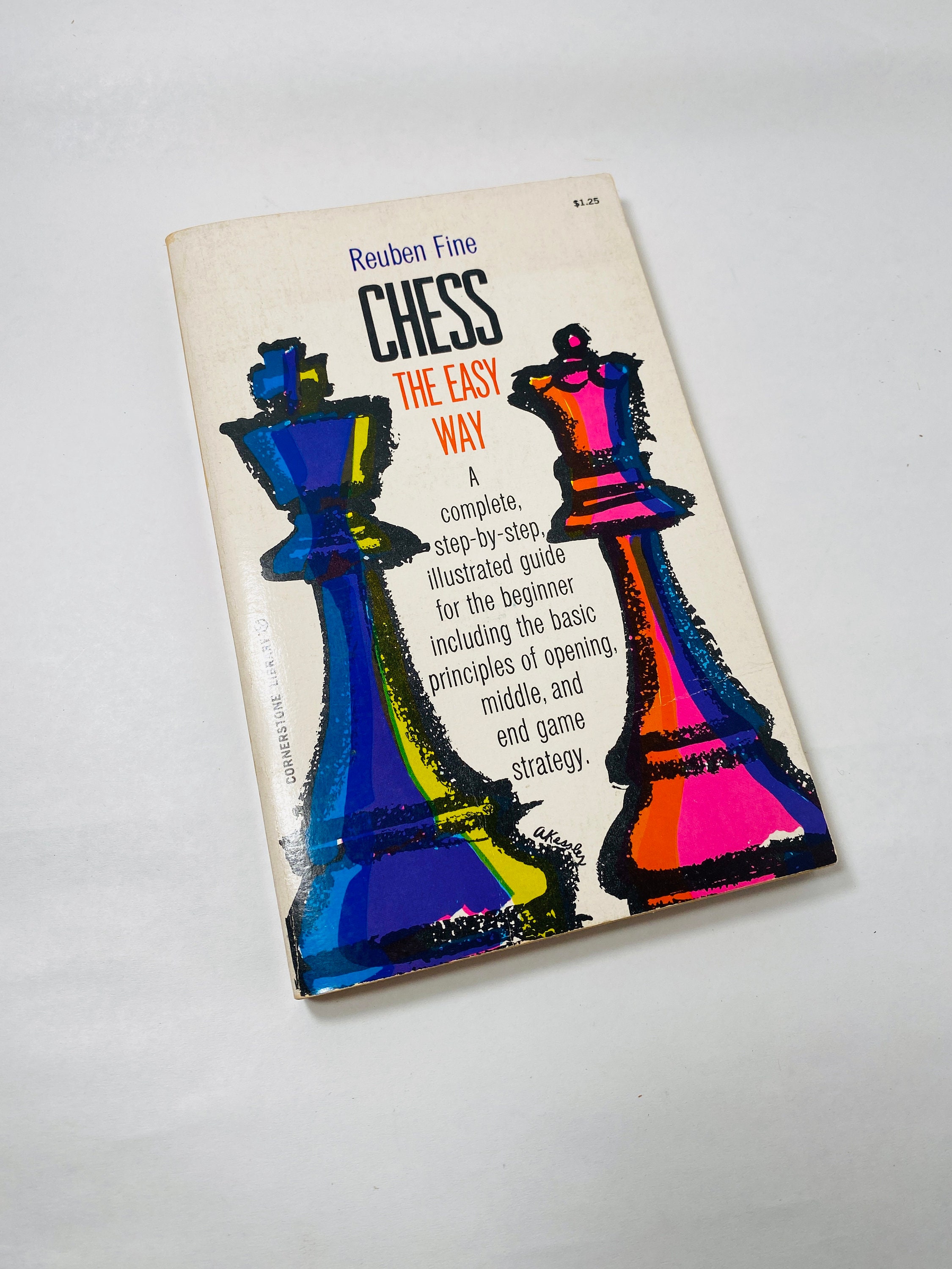 Bobby Fischer Teaches Chess 1972 Vintage Paperback Book