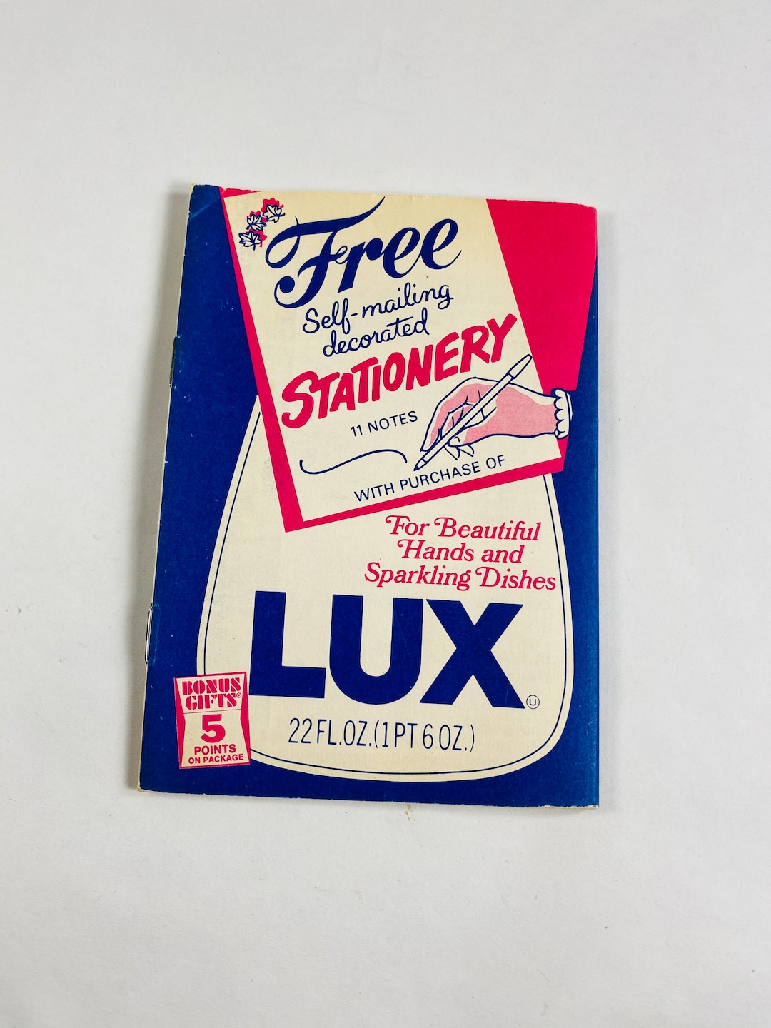 1950s Vintage LUX Stationary 11 Sheets of Self-mailing - Etsy