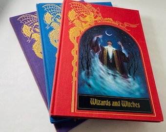 Enchanted World Time Life FIRST Edition vintage books circa 1984 Witches wizards spells ghosts dragon spirit vampire occult unicorn magic