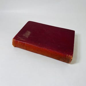 uvres poétiques complètes de John Keats vers 1895, livre de poésie vintage romantique avec couverture rouge en relief or