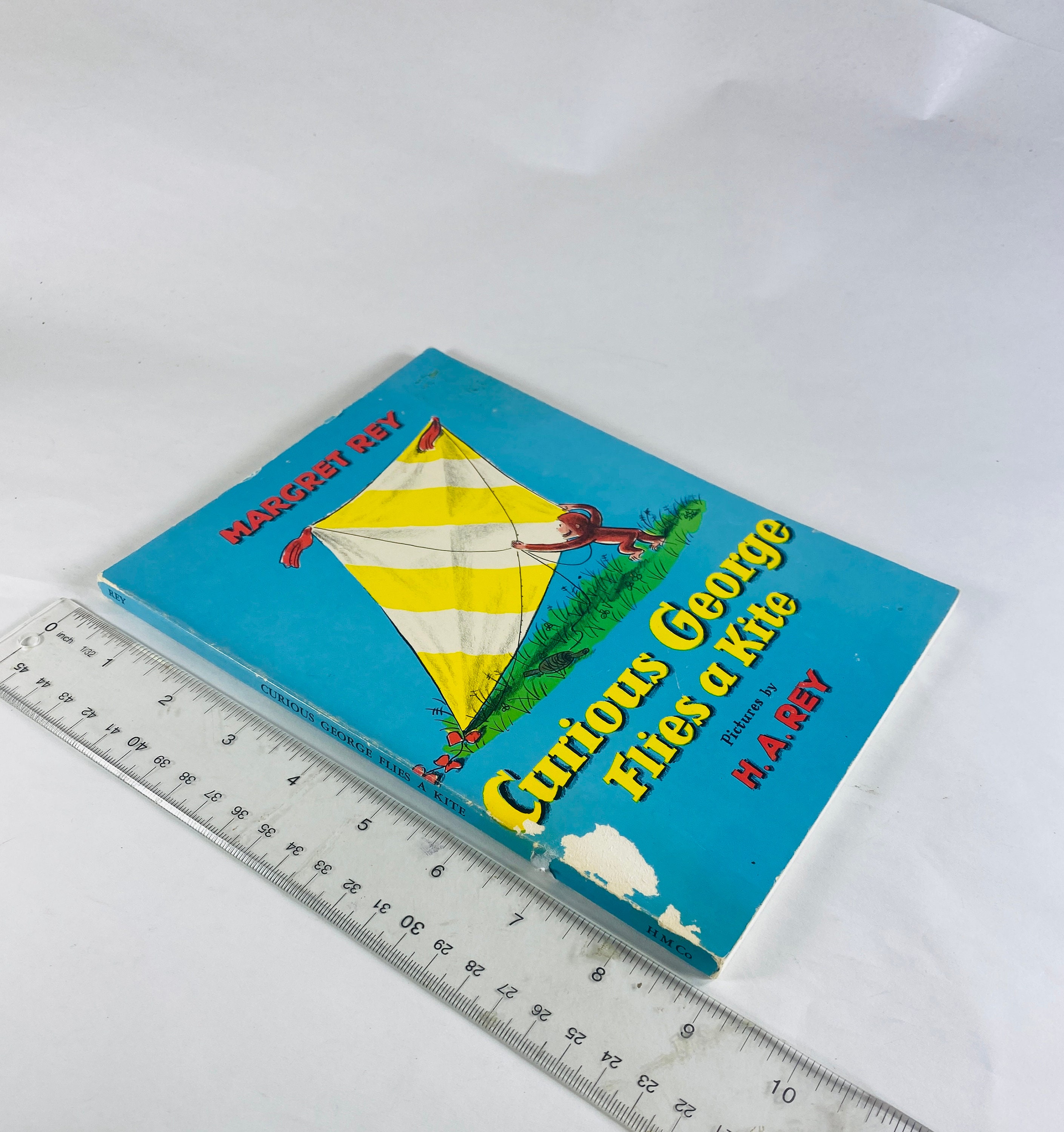 1971 Curious George Flies a Kite Vintage Scholastic Paperback Book by ...