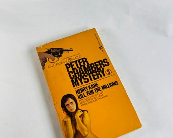Vintage Peter Chambers paperback book Kill for the Millions 1970s xxx erotica smut murder mystery crime fiction pulp Henry Kane