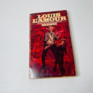 Brionne vintage paperback book by Louis L&#39;Amour circa 1971 justice, revenge about a trial for murder and a hanging